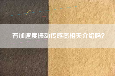 有加速度振動傳感器相關(guān)介紹嗎？